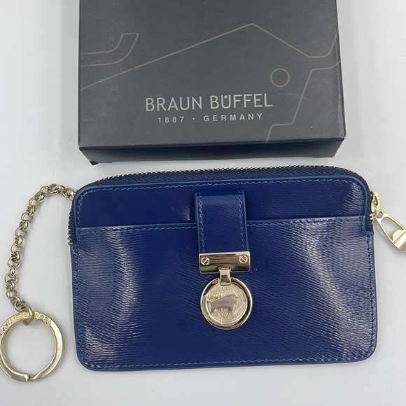 NEW Braun Buffel coin & credit card keychain wallet - Picture 7 of 8